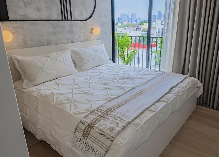 Upscale 2br 2ba, Ac, Balcony, Gym, Pool & Skydeck Mexiko-Stadt